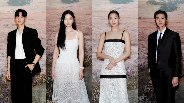 韓星李帝勳（左起）、金裕貞、金高銀、朴敘俊都現身香奈兒日前在韓國舉辦的Tweed de CHANEL系列頂級珠寶展。品牌提供