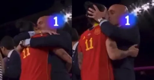 扯爆!女足世界盃西班牙奪冠後 足協主席「嘴對嘴」強吻球員被罵翻