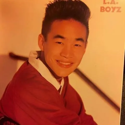 黃立成年輕時的模樣。翻攝黃立成臉書