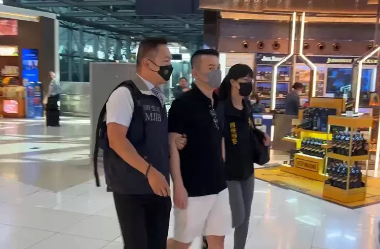 郭哲敏預計下午抵台。翻攝畫面