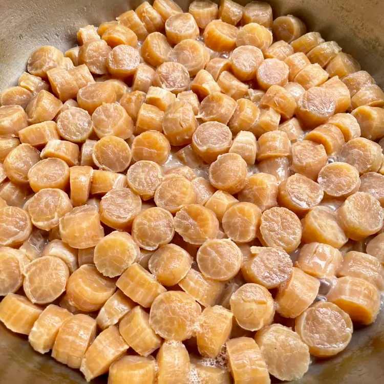 店家強調是北海道干貝。翻攝自阿三肉圓臉書