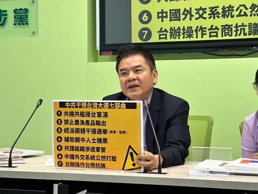在中台商發聲明嗆賴清德「倚美謀獨」 綠委揭中國介選7步驟