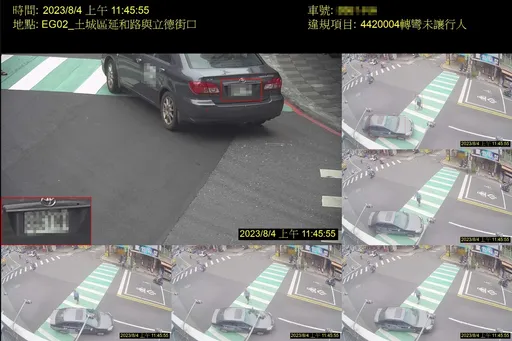 駕駛注意!新北新增3處校園周邊科技執法 「車不讓人」最高罰6000元