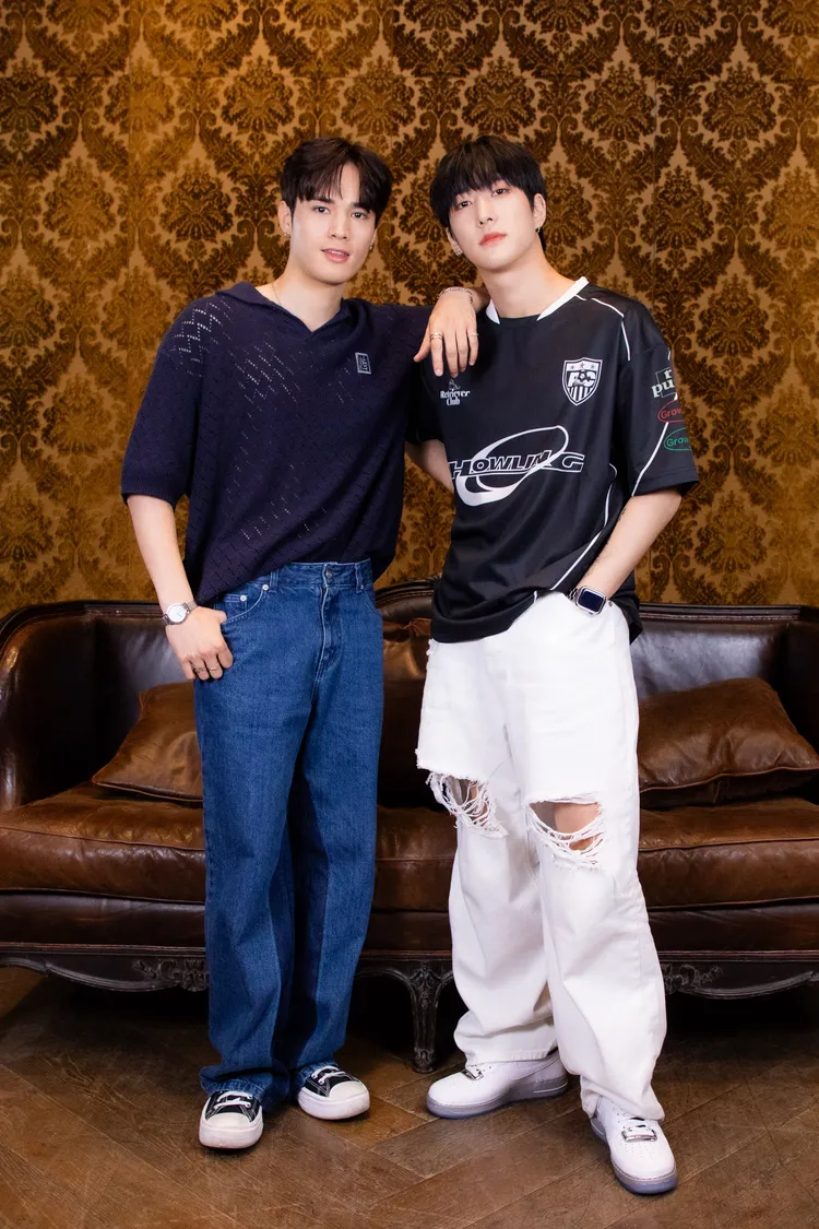 尹鐘佑（右）、JAY哥倆好。ON INN ASIA提供