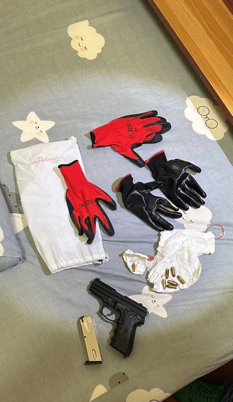 警方查扣槍枝。翻攝畫面