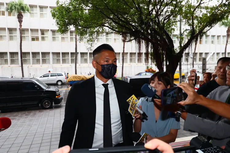 陳建州上午出庭。彭欣偉攝