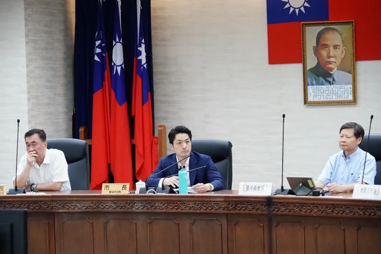 蔣萬安今主持公安督導會報。北市府提供