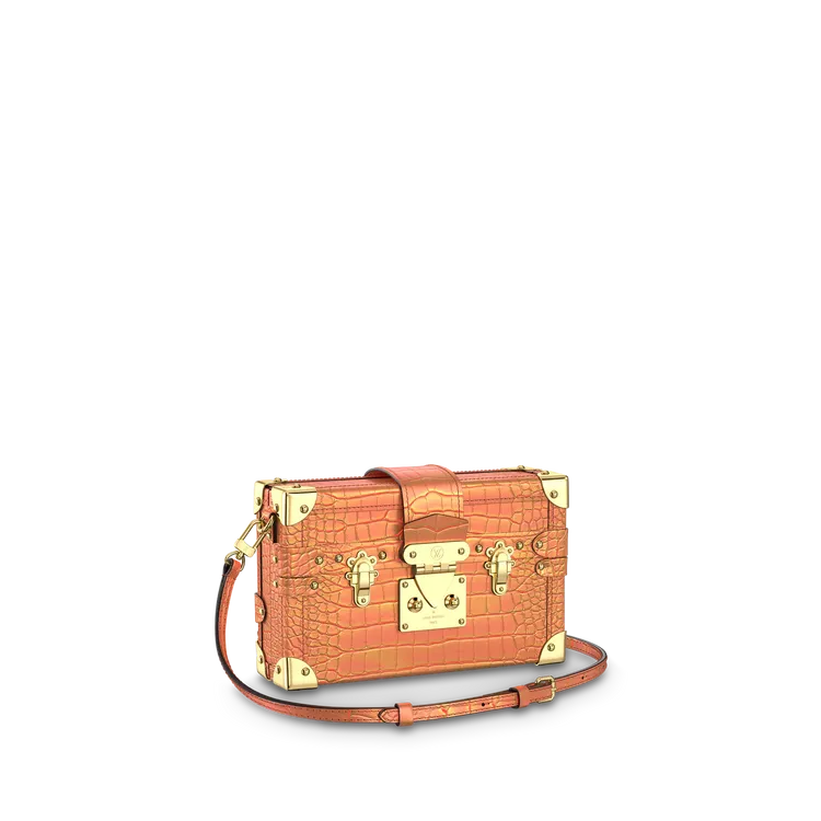 熱帶橘色Petite Malle，109萬元。品牌提供