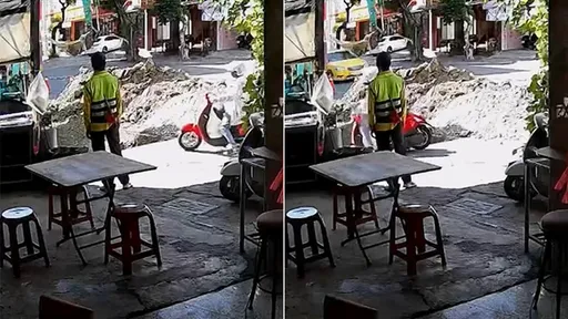 高雄三寶女騎士逆行「栽進2公尺坑洞」 被工人開怪手挖出來