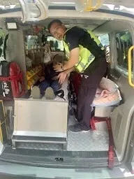 8人中傳出1人受傷就醫。讀者提供