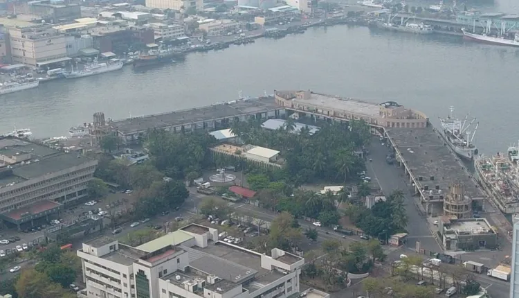 前鎮漁港施工前。漁業署提供