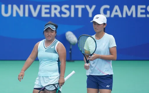 吳芳嫺/梁恩碩直落二擊敗美國搭擋 闖進世大運網球女雙金牌戰