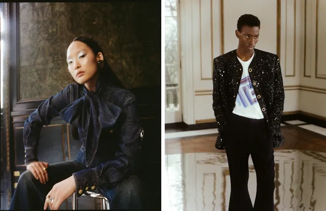 BALMAIN 全新早秋系列矚目盛裝，為新法式風格賦予摩登生機。品牌提供