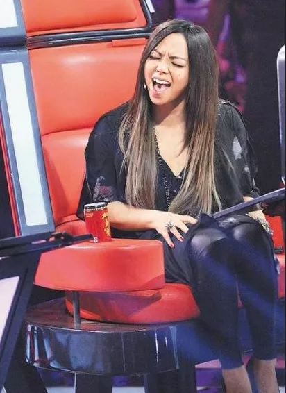 張惠妹是第2屆《中國好聲音》導師。翻攝《中國好聲音》微博