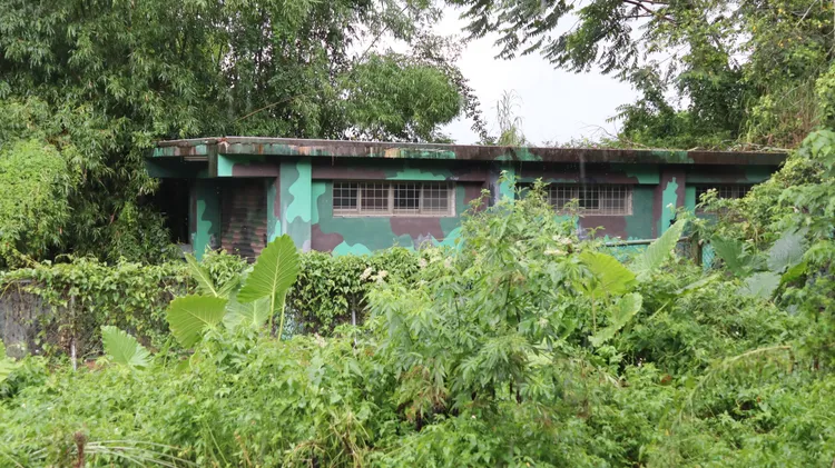 興中指揮所占地1.52餘公頃，軍方將重新檢討建物利用規劃，進行修復及綠美化工作。江啟臣辦公室提供