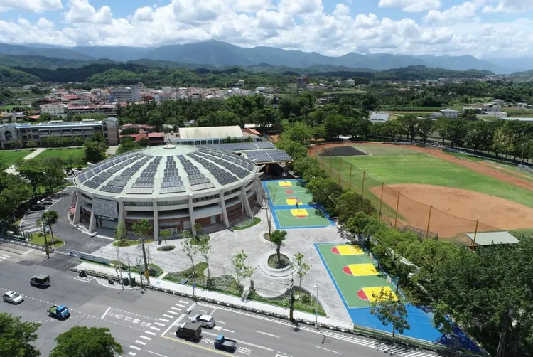 美濃運動中心。水利局提供