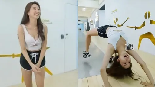 長髮美女「雪乳碰膝蓋」　什麼姿勢都可以！讓威廉沈驚呆了