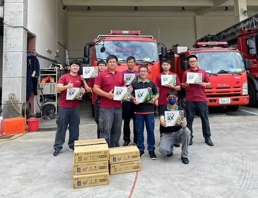 桂格5X人蔘持續為各行各業打氣！捐贈桃園大園消防隊 支援災防最前線