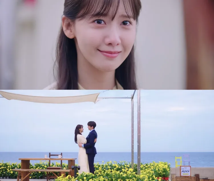 潤娥感動到眼眶含淚，點頭嫁給李俊昊。翻攝Netflix