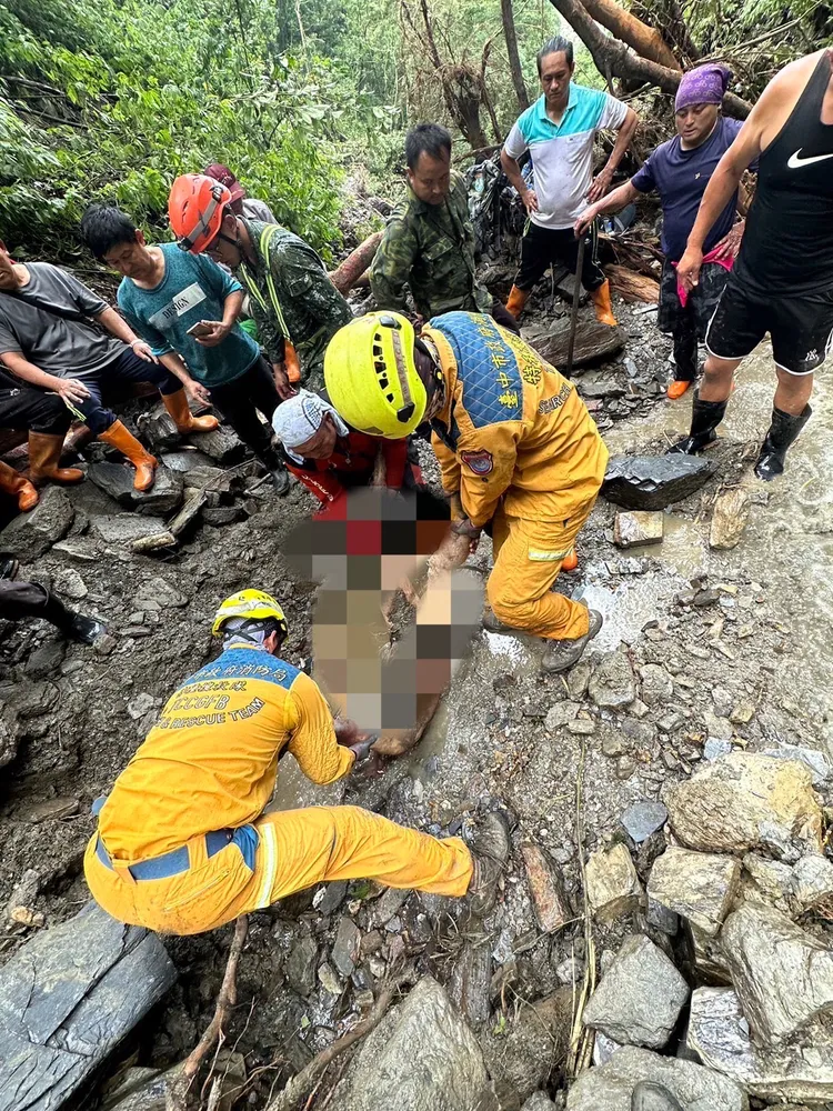 林姓民眾被發現時已無生命跡象。民眾提供