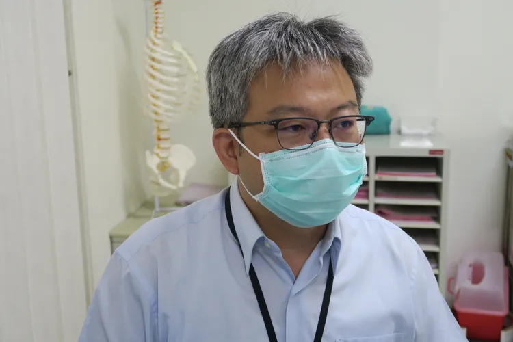 部立彰化醫院胸腔外科主任林聿騰。部立彰化醫院提供