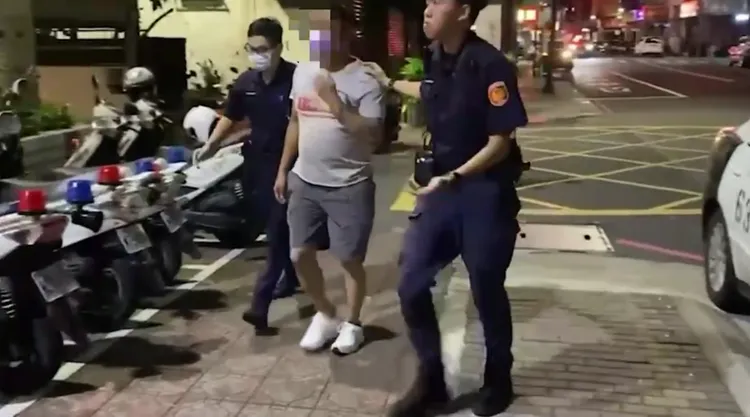 黃姓男子失手將母親推倒致死。翻攝畫面