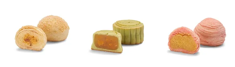 「⿈⾦干貝酥」為采采⾷茶經典品項。品牌提供