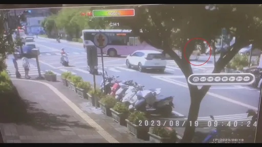 驚悚影片!台北客運沒停讓撞向斑馬線 「頭卡輪下」行人慘死