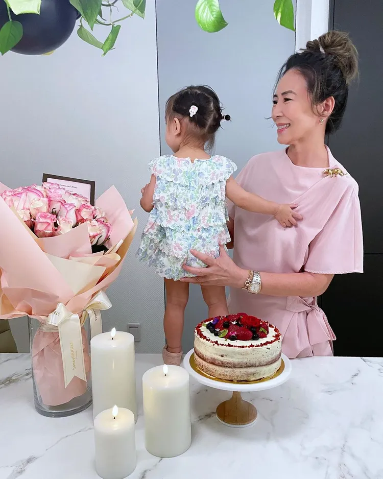 傳出蔡麗娜寵溺外孫女無極限，曾豪砸數百萬元贈送名錶。翻攝蔡麗娜IG