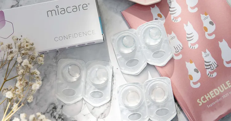 美若康日拋彩色隱形眼鏡。品牌提供