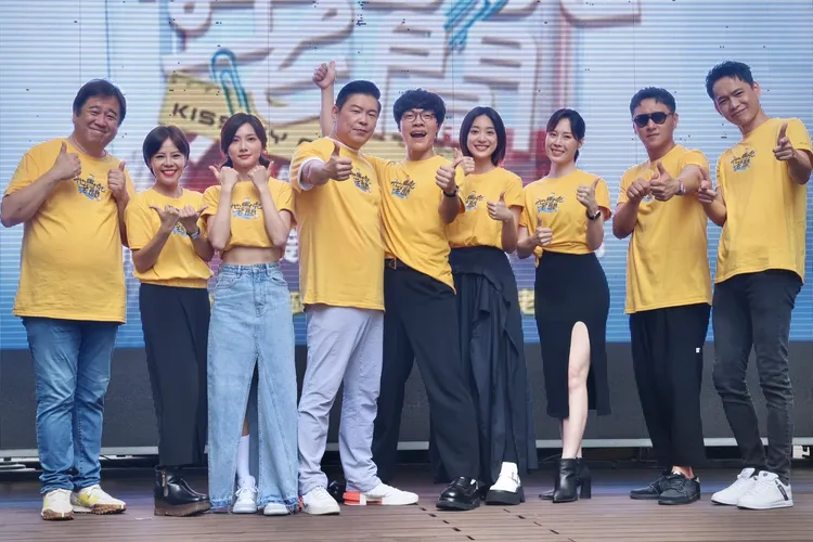 《他馬克老闆》今在樂聲戲院展開首場造勢活動。林林攝