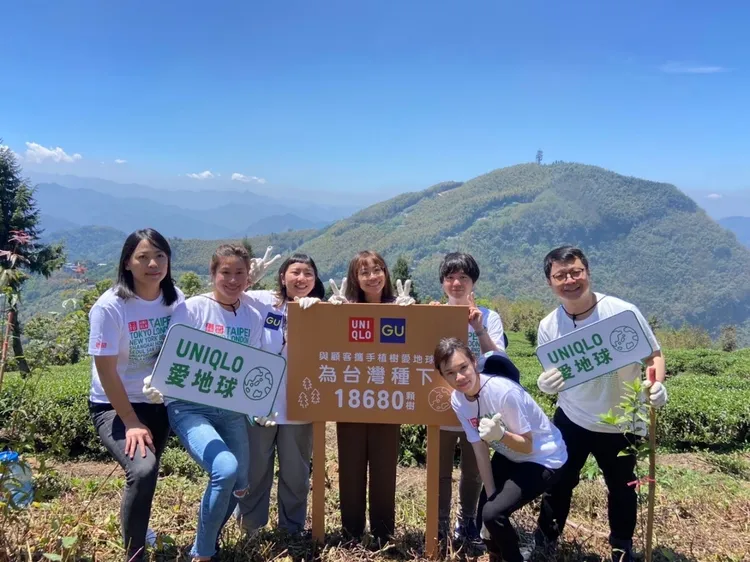 UNIQLO向學員表示，除了商品面的環保革新之外，品牌近年來已推動多項環境減廢行動。翻攝畫面