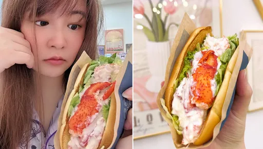 小小瑜把麥當勞385元「螯龍蝦堡」當早餐 無懼痛風誇好吃