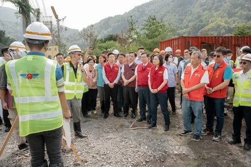 蔡英文視察南投災情 親下令3工作全力執行!盼受災區盡快恢復