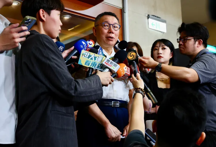 柯文哲還原自己對前瞻計畫的批評理由。彭欣偉攝