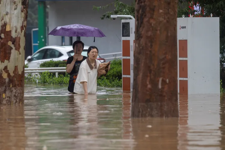 北京街頭。路透社
