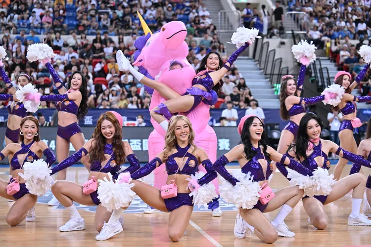 LUXY啦啦隊頗受歡迎。中華籃協提供