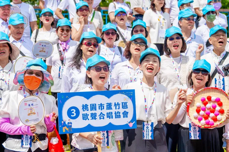 客家歌合唱。桃園市府提供