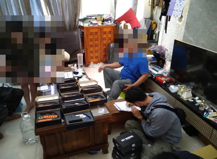 詹嫌否認改造槍枝變賣牟利。警方提供