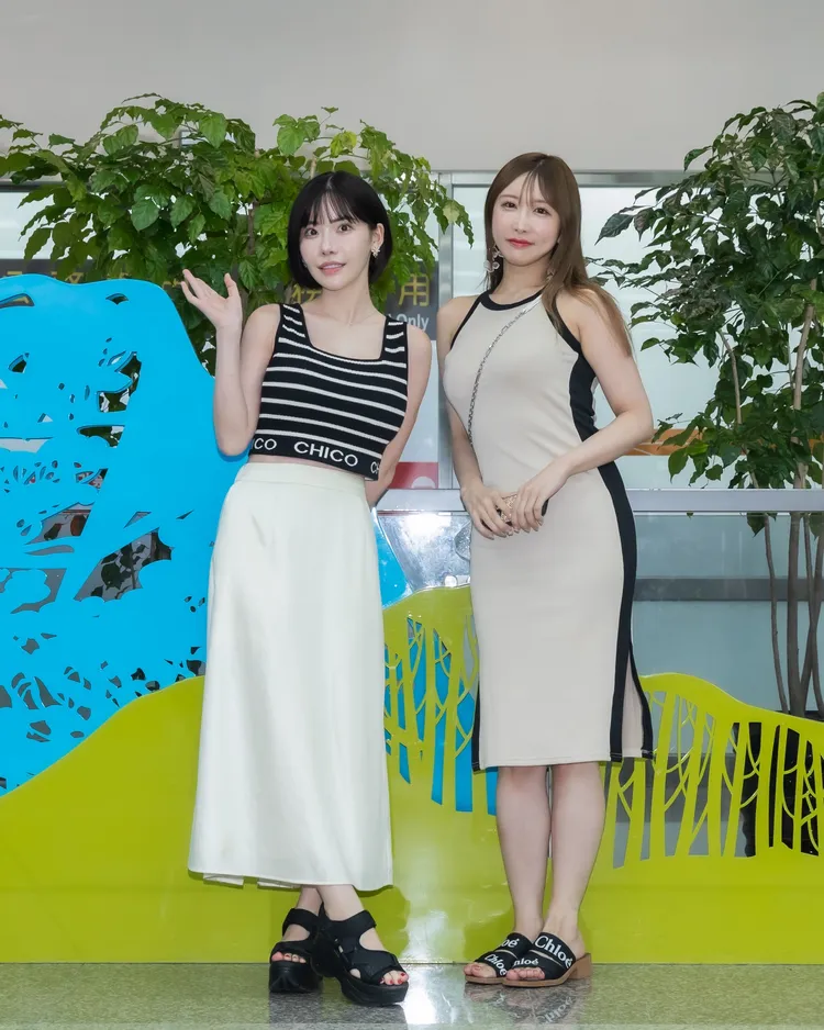 深田詠美（左）、UNPAI。讀者提供