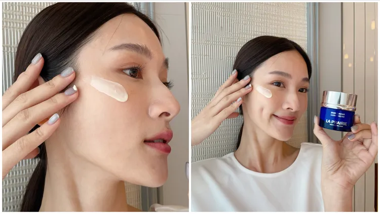 魚子美顏乳霜質地豐潤猶如奶油。張家玲攝