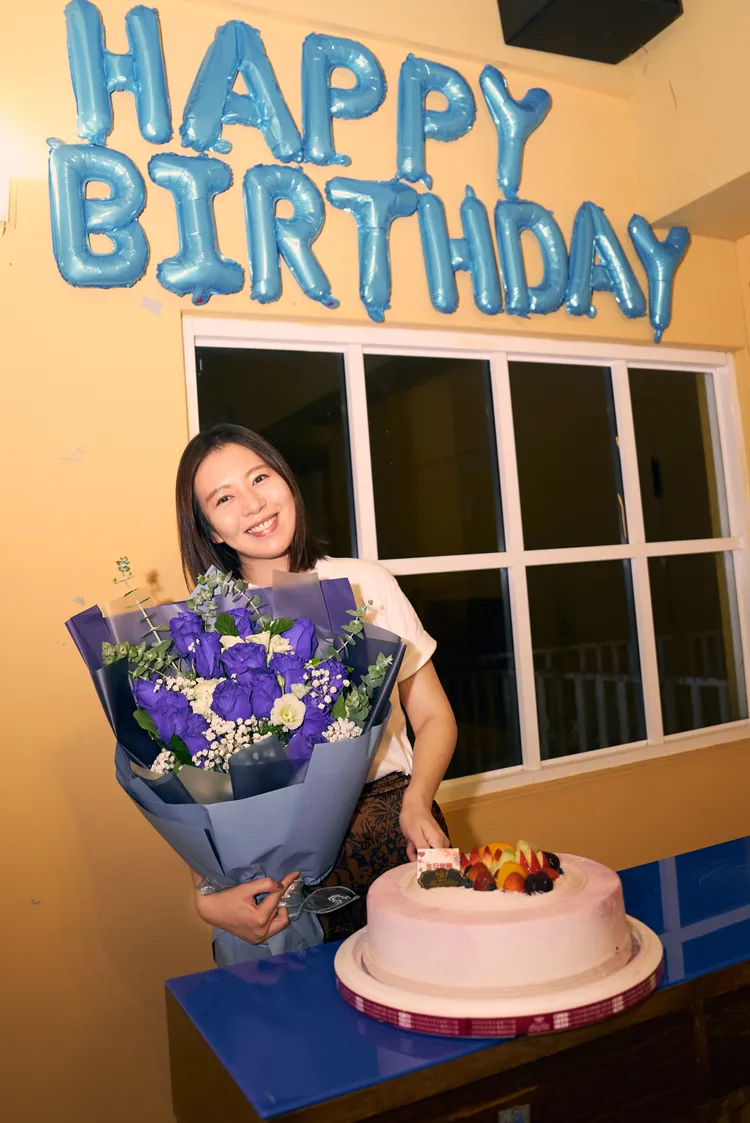 劉品言重視生日的儀式感。