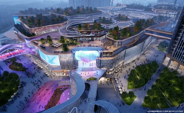 全台最大商場「高鐵娛樂購物城」禮聘國際級經營設計團隊，區域前景邁大步。