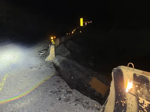 獨家｜蘇花公路破了大洞恐害摔山谷　公總檢視竟是「這車」撞的