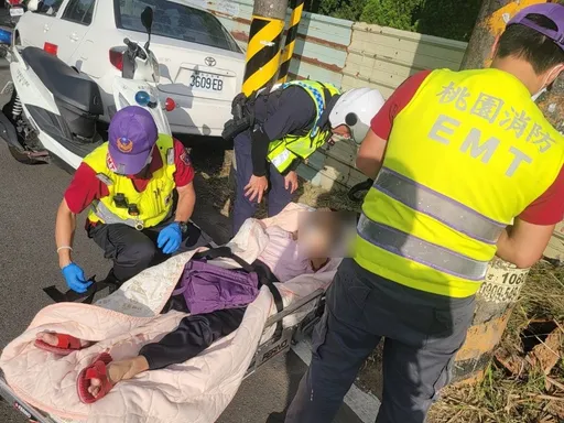 癌末婦外出覓食體力透支癱倒路邊　平鎮警適時伸援解圍