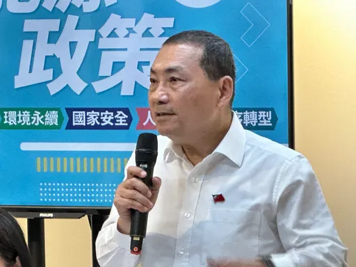 直球對決!侯友宜公布能源政策「以核減媒」 勝選後「核一二三延役、核四安全重啟」
