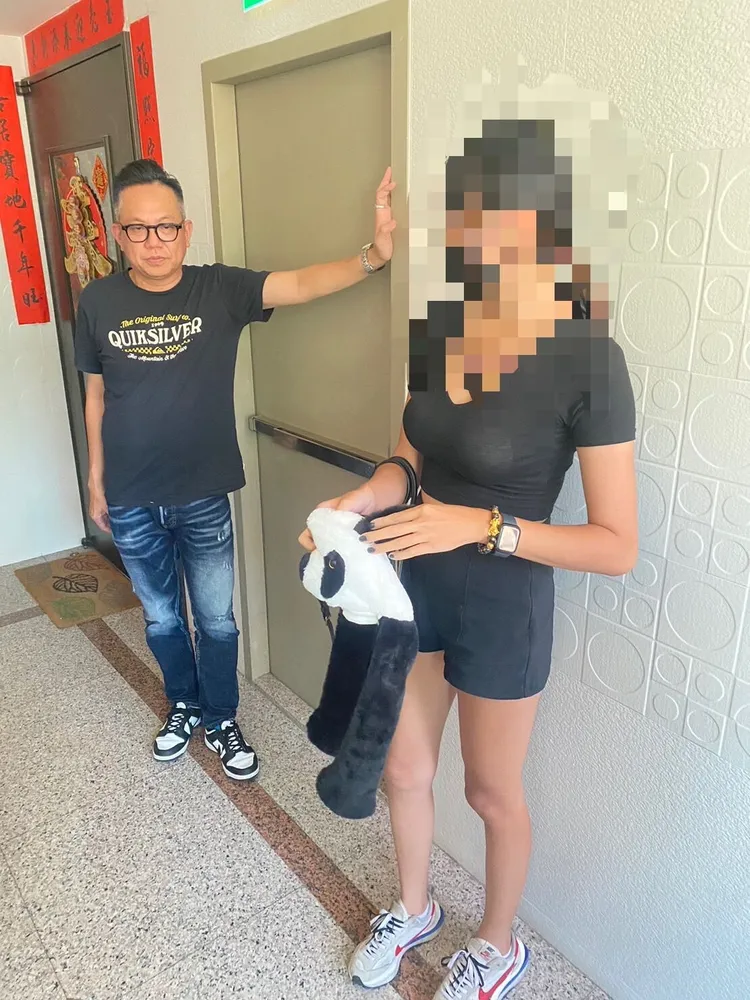 警方找到坐霸王車的黑衣女子。讀者提供