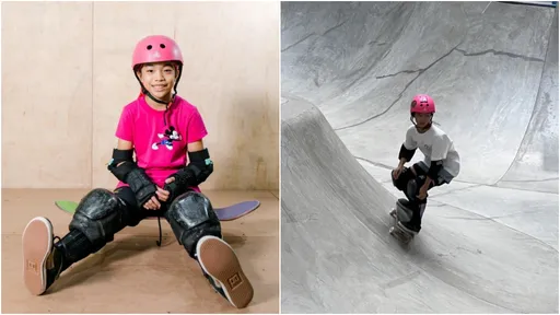 父砸7位數!11歲「滑板女孩」征戰亞運 霸氣喊奪前3名