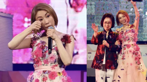 李翊君台上爆淚 瓊瑤忍淚問:怎麼活過來的,值得嗎!?