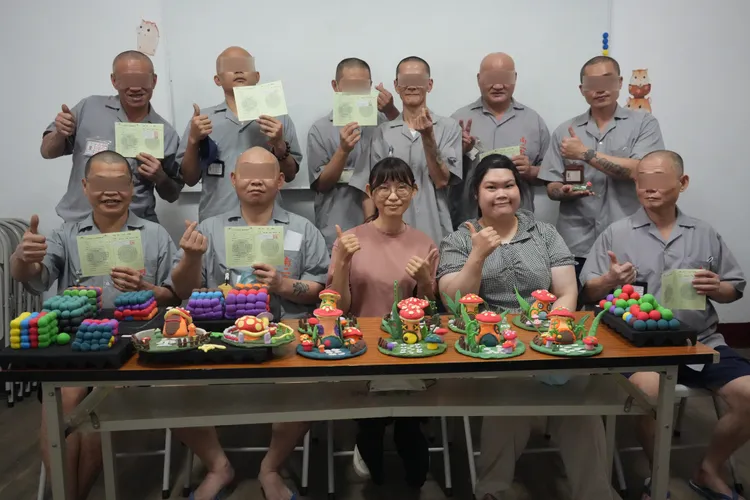 開辦課程受到迴響。獄方提供